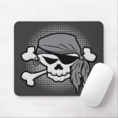 Pirate Skull Mousepad (Mit Mouse)