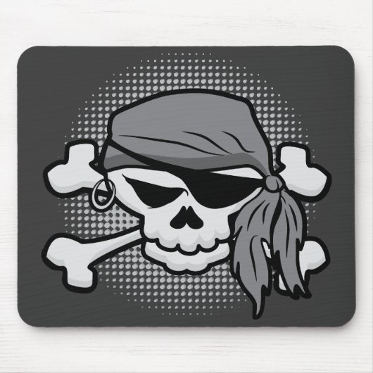 Pirate Skull Mousepad (Vorne)