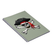 Pirate Skull Notizblock (Rechte Seite)