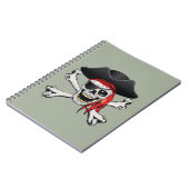 Pirate Skull Notizblock (Linke Seite)