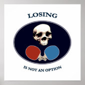 Pirate Skull Option Ping Pong Poster (Vorne)