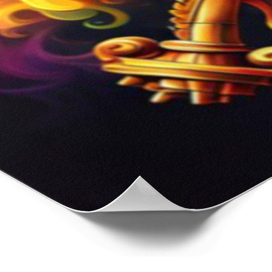 Pirate Skull Poster (Ecke)