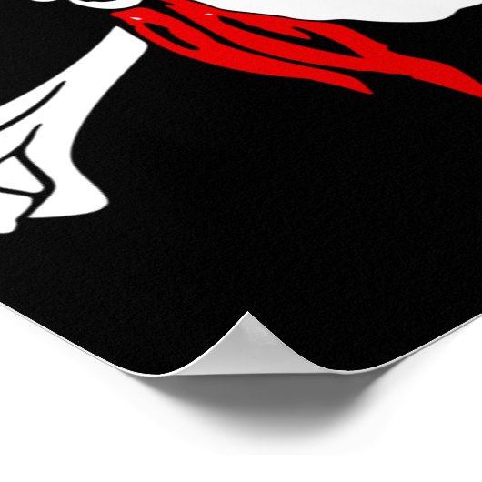 Pirate Skull Poster (Ecke)