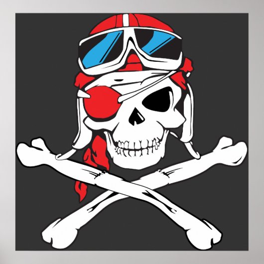 Pirate Skull Poster (Vorne)