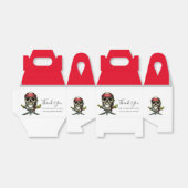 Pirate Skull Red Captain Favor Box Geschenkschachtel (Ungefaltet)