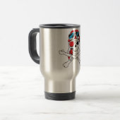 Pirate Skull Reisebecher (Vorderseite Links)