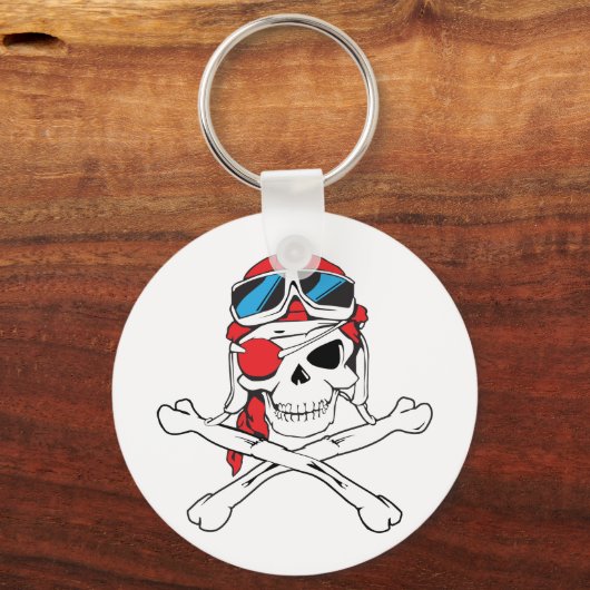 Pirate Skull Schlüsselanhänger (Vorderseite)