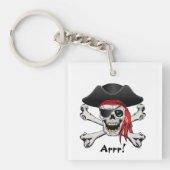 Pirate Skull Schlüsselanhänger (Vorderseite)