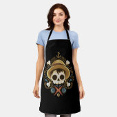 Pirate Skull Schürze (Getragen)