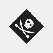 Pirate Skull Serviette (Ecke)