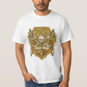 Pirate Skull Shield  t-shirt (Vorderseite)