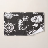 Pirate Skull Ship Wheel Handtuch (Handtuch)