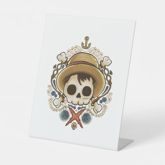 Pirate Skull Sockelschild (Vorderseite)