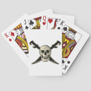 Pirate (Skull) - Spielkarten, Standard Index fac Spielkarten