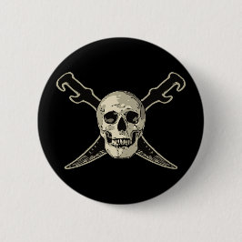 Pirate (Skull) - Standard, 2¼ Zoll Rundtaste  Button