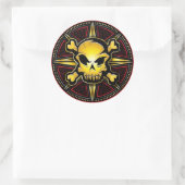 Pirate Skull Sticker (Tasche)