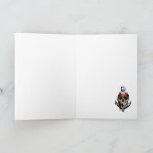 Pirate Skull Sunset Ship Card Karte (Innenseite)