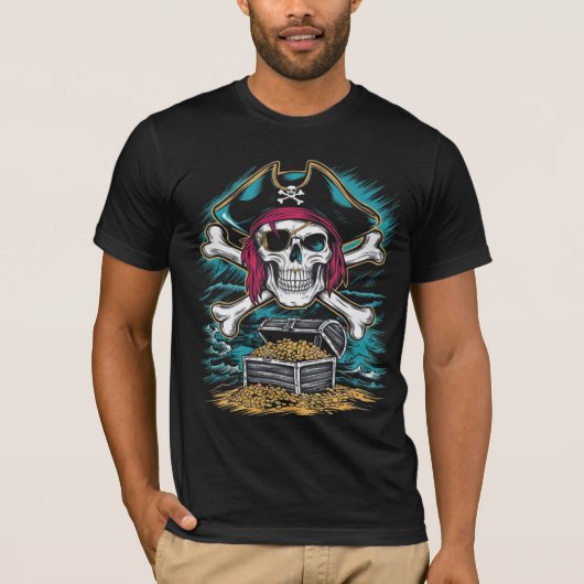 Pirate Skull T - Shirt (Vorderseite)