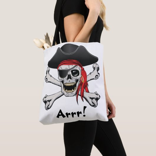 Pirate Skull Tasche (Von Nahem)