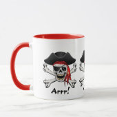 Pirate Skull Tasse (Links)