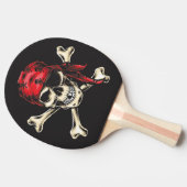 Pirate Skull Tischtennis Schläger (Seitenansicht)