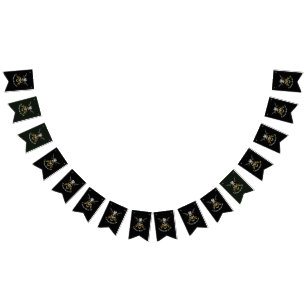 Pirate Skull Treasjagd Fahnen Wimpelkette