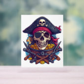 Pirate Skull Treasure Acrylschild (Neutral)