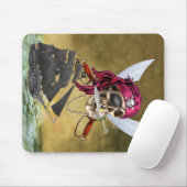 PIRATE SKULL TREASURE HUNTER MOUSEPAD (Mit Mouse)