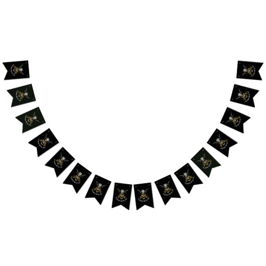 Pirate Skull Treasure Wimpelkette (Alle)