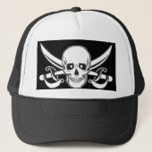 Pirate Skull Truckerkappe (Vorderseite)