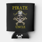 PIRATE SKULL UNCLE GOLD DOSENKÜHLER (Vorderseite)