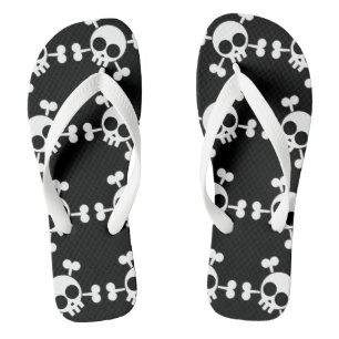 Pirate Skull und Crossbones Badesandalen
