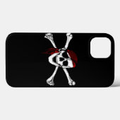 Pirate Skull und Crossbones Case-Mate iPhone Hülle (Rückseite (Horizontal))