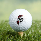 Pirate Skull und Crossbones Golfball (Insitu T-Shirt)