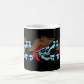 Pirate Skull und Crossbones Kaffeetasse (Mittel)