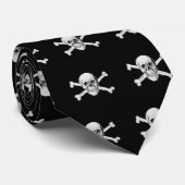 Pirate Skull und Crossbones Krawatte (Gerollt)