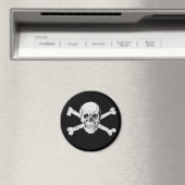 Pirate Skull und Crossbones Magnet (In Situ (Geschirrspüler))