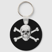 Pirate Skull und Crossbones Schlüsselanhänger (Vorderseite)
