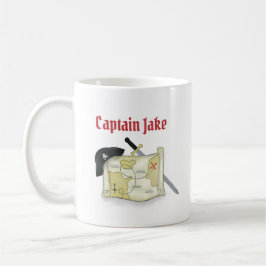 Pirate Skull und Crossbones Simple Modern Kaffeetasse