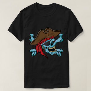 Pirate Skull und Crossbones T-Shirt