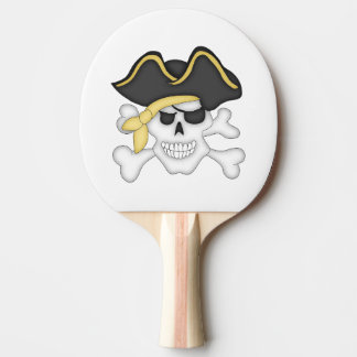 Pirate Skull und Crossbones Tischtennis Schläger
