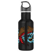 Pirate Skull und Crossbones Trinkflasche (Rückseite)