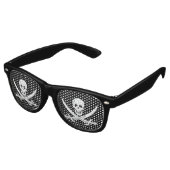 Pirate Skull und Crossed Cutlasses Partybrille (Schrägansicht)