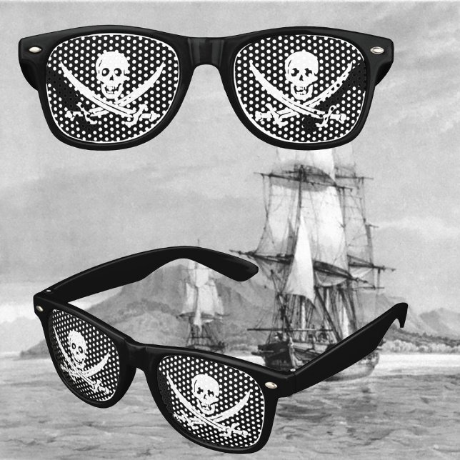 Pirate Skull und Crossed Cutlasses Partybrille (pirate party )