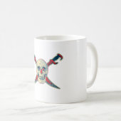 Pirate (Skull) - White 11 oz Classic White Tasse (VorderseiteRechts)