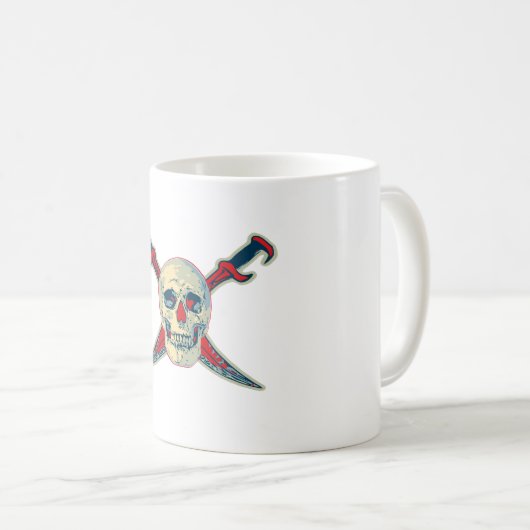 Pirate (Skull) - White 11 oz Classic White Tasse (VorderseiteRechts)