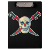 Pirate (Skull) - Zwischenablage Klemmbrett (Vorderseite)