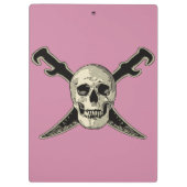 Pirate (Skull) - Zwischenablage Klemmbrett (Rückseite)