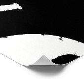Pirate Skulls Crossbones Nahtloses Muster Poster (Ecke)