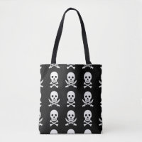 Pirate Skulls Crossbones Nahtloses Muster